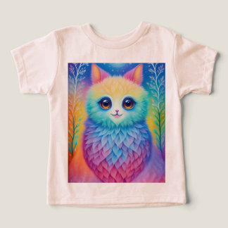Färgfull utskrift T-Shirt av fantasyska djur