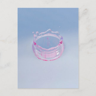 Färgfull Vatten Drop! Vykort