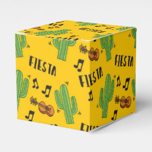 Färgfull vattenfärg Mexikanska Fiesta Presentaskar