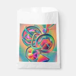 Färgfull vibrant- och nyteckning av abstrakt