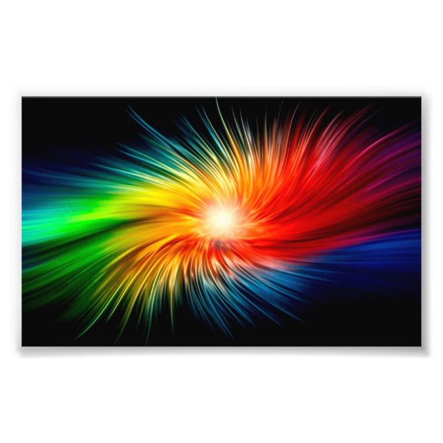 Färgfull Vinkar 25,4 cm x 20,32 cm - Pappert foto (Framsidan)