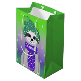 Färgfull vinterplatta design för mellanstor gift-t