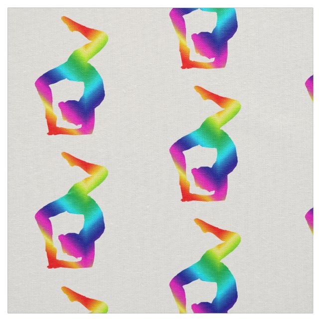 Färgfull Yoga Art Tyg (Prov)