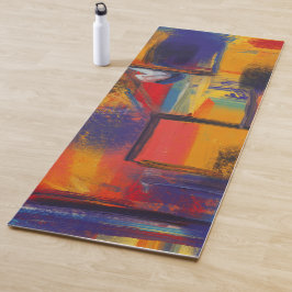 Färgfull Yoga Mat