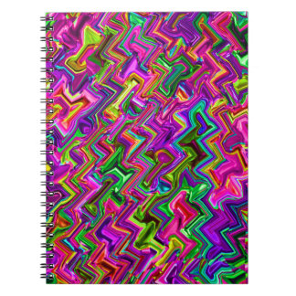 Färgfull Zigzag #2 - Anteckningsbok
