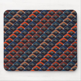 Färgfull zigzag Karo-step Mouse Pad Musmatta