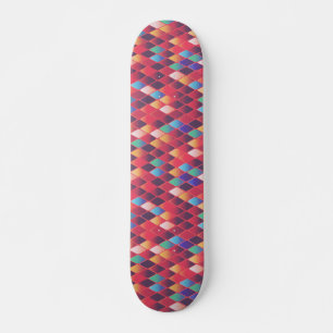 Färgfulla Abstrakter Mini Skateboard Bräda 18,5 Cm