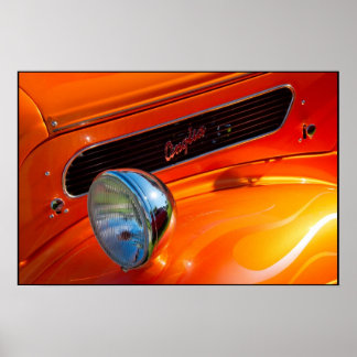 Färgfulla bilar08 stora utskrifter poster