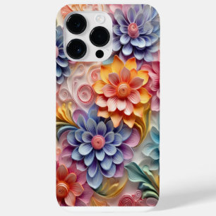 FÄRGFULLA BLOMMÖNSTER MED PAPPER TIDSPELNING FÖR 3