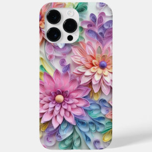 FÄRGFULLA BLOMMÖNSTER MED PAPPER TIDSPELNING FÖR 3