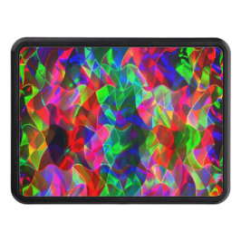 Färgfulla böjda trianglar eller färgader. dragkroksskydd