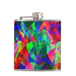 Färgfulla böjda trianglar eller färgader. fickplunta