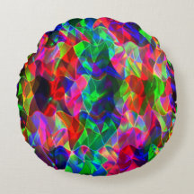 Färgfulla böjda trianglar eller färgader.