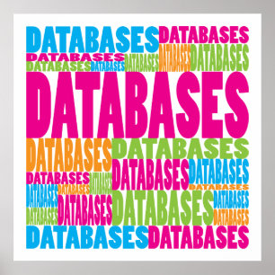 Färgfulla databaser poster