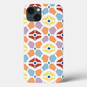Färgfulla diamanter ikat geometric