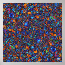 Färgfulla förreglande former