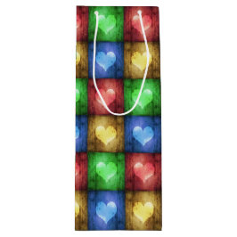 Färgfulla hjärtans dag Rustic Hearts