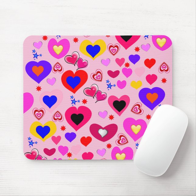 Färgfulla hörn Mouse Pad! Muspets Musmatta (Med mus)