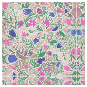 Färgfulla illustrationer av Löv vid Blommigten Gul Tyg