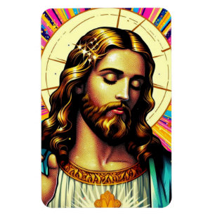 Färgfulla Jesus magneter! Magnet