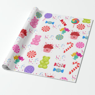 Färgfulla kaniner presentpapper