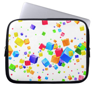Färgfulla kuber 1 laptop fodral