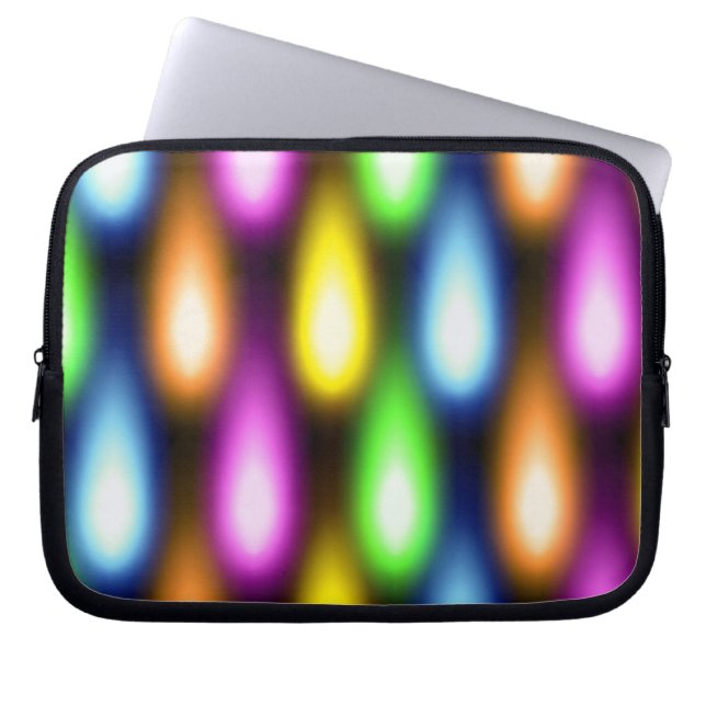 Färgfulla ljuseffekter laptop fodral (Framsidan)