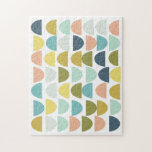 Färgfulla moderna geometriska former Art Mönster Pussel<br><div class="desc">Färgfyllda moderna geometriska former Art Mönster Puzzle</div>
