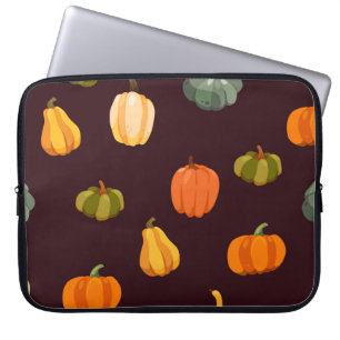 Färgfulla pumpor: Mörk höst Elegance. Laptop Fodral