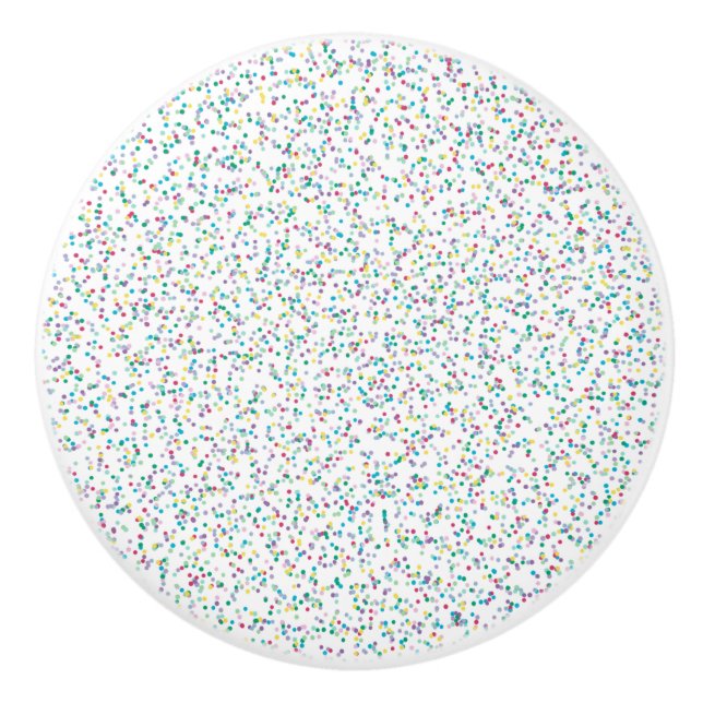 Färgfulla regnbågsfläckar, pekklade punkter knopp (Framsidan)