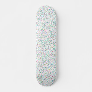 Färgfulla regnbågsfläckar, pekklade punkter mini skateboard bräda 18,5 cm