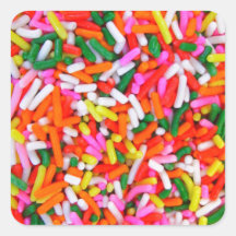 Färgfulla regnbågssprinkler