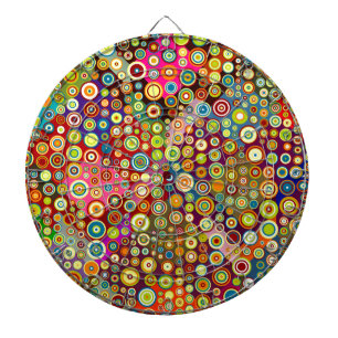 Färgfulla Retro Spots + din idé Piltavla