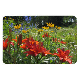 Färgfulla sommarträdgårdar! magnet