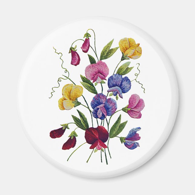 Färgfulla sötärter magnet (Framsidan)