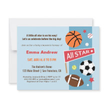 Färgfulla sporter - inbjudningar till barnvisnings