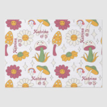 Färgfulla svampar, regnbåge och Daisy Mönster