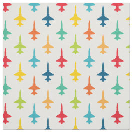 Färgfulla T-38 Talon Fighter Mönster Primaries Jet Tyg