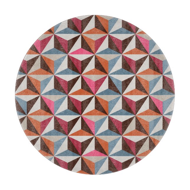 Färgfulla triangelplattor: Vintage Mosaic (Framsidan)