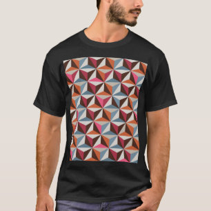 Färgfulla triangelplattor: Vintage Mosaic T Shirt