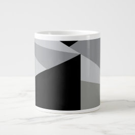 Färgfulla trianglar Mönster-design Jumbo Mugg