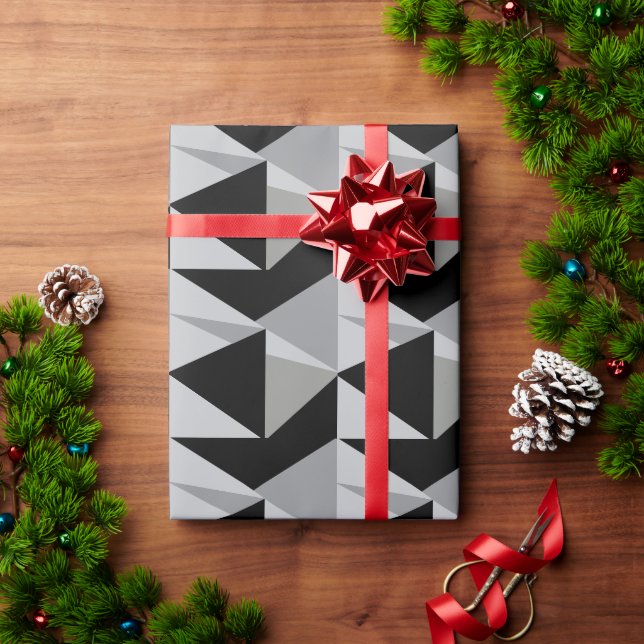 Färgfulla trianglar Mönster-design Presentpapper (Julgåva)