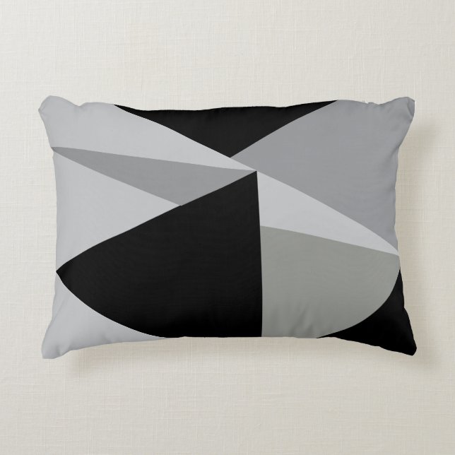 Färgfulla trianglar Mönster-design Prydnadskudde (Framsidan)