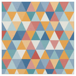 Färgfulla trianglar tyg