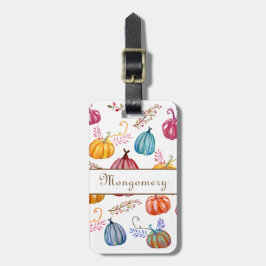 Färgfulla utfyllnadstecken för eget namn - utfylln bagagebricka