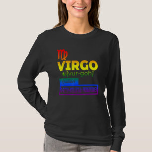 Färgfulla Våg Zodiac-egenskaper T Shirt