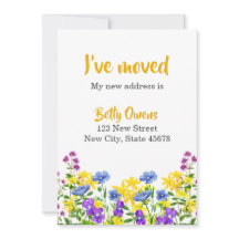 Färgfulla Vilder Blommor som jag har Flyttat