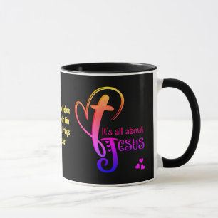 Färgfullt DET HANDLAR OM JESUS Christian Mugg