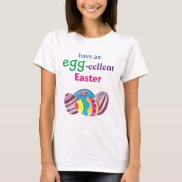 Färgfullt EGGcellent-Påskägg T Shirt