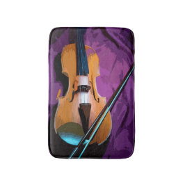 Färgfullt illustrerat badbad - Viola Badrumsmatta